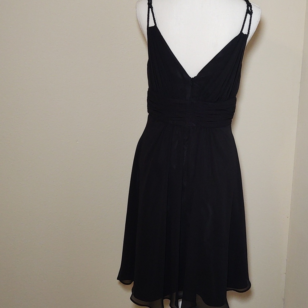 Dusk Collection Women's Black Chiffon Party/Prom Dress - Picture 5 of 6